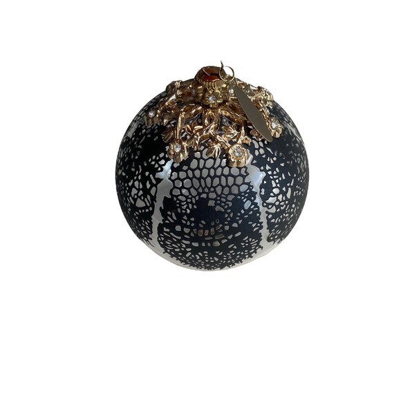 Jason Wu Ornament designer limitted rare pair glass decorations Christmas tree - Picture 3 of 8